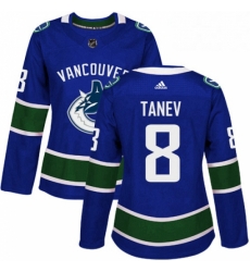 Womens Adidas Vancouver Canucks 8 Christopher Tanev Authentic Blue Home NHL Jersey Womens Adidas Vancouver Canucks 8 Christopher Tanev Authentic Blue Home NHL Jersey