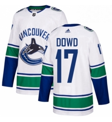 Youth Adidas Vancouver Canucks 17 Nic Dowd Authentic White Away NHL Jersey Youth Adidas Vancouver Canucks 17 Nic Dowd Authentic White Away NHL Jersey