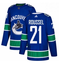 Youth Adidas Vancouver Canucks 21 Antoine Roussel Authentic Blue Home NHL Jersey Youth Adidas Vancouver Canucks 21 Antoine Roussel Authentic Blue Home NHL Jersey