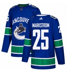 Youth Adidas Vancouver Canucks 25 Jacob Markstrom Authentic Blue Home NHL Jersey Youth Adidas Vancouver Canucks 25 Jacob Markstrom Authentic Blue Home NHL Jersey