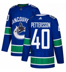 Youth Adidas Vancouver Canucks 40 Elias Pettersson Blue Home Authentic Stitched NHL Jersey Youth Adidas Vancouver Canucks 40 Elias Pettersson Blue Home Authentic Stitched NHL Jersey