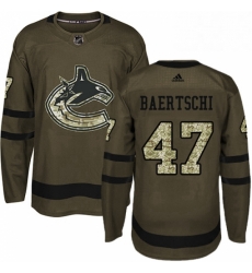 Youth Adidas Vancouver Canucks 47 Sven Baertschi Authentic Green Salute to Service NHL Jersey Youth Adidas Vancouver Canucks 47 Sven Baertschi Authentic Green Salute to Service NHL Jersey