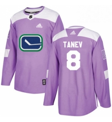 Youth Adidas Vancouver Canucks 8 Christopher Tanev Authentic Purple Fights Cancer Practice NHL Jersey Youth Adidas Vancouver Canucks 8 Christopher Tanev Authentic Purple Fights Cancer Practice NHL Jersey