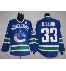 KIDS Vancouver Canucks 33 H.SEDIN blue Jersey KIDS Vancouver Canucks 33 H.SEDIN blue Jersey