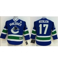 Kids Vancouver Canucks #17 Ryan Kesler Blue NHL Jersey Kids Vancouver Canucks #17 Ryan Kesler Blue NHL Jersey