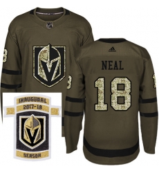 Adidas Golden Knights #18 James Neal Green Salute to Service Stitched NHL Inaugural Season Patch Jersey Adidas Golden Knights #18 James Neal Green Salute to Service Stitched NHL Inaugural Season Patch Jersey