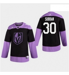 Men Golden Knights 30 Malcolm Subban Hockey Fights Cancer Practice Jersey Men Golden Knights 30 Malcolm Subban Hockey Fights Cancer Practice Jersey