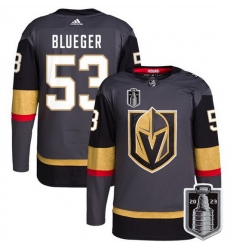 Men Vegas Golden Knights 53 Teddy Blueger Gray 2023 Stanley Cup Final Stitched Jersey Men Vegas Golden Knights 53 Teddy Blueger Gray 2023 Stanley Cup Final Stitched Jersey