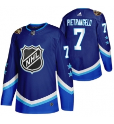 Men Vegas Golden Knights 7 Alex Pietrangelo 2022 All Star Blue Stitched Jersey Men Vegas Golden Knights 7 Alex Pietrangelo 2022 All Star Blue Stitched Jersey