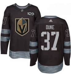 Mens Adidas Vegas Golden Knights 37 Reid Duke Authentic Black 1917 2017 100th Anniversary NHL Jersey Mens Adidas Vegas Golden Knights 37 Reid Duke Authentic Black 1917 2017 100th Anniversary NHL Jersey