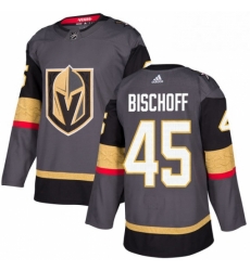 Mens Adidas Vegas Golden Knights 45 Jake Bischoff Premier Gray Home NHL Jersey Mens Adidas Vegas Golden Knights 45 Jake Bischoff Premier Gray Home NHL Jersey