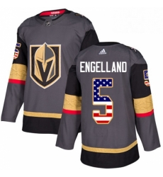 Mens Adidas Vegas Golden Knights 5 Deryk Engelland Authentic Gray USA Flag Fashion NHL Jersey Mens Adidas Vegas Golden Knights 5 Deryk Engelland Authentic Gray USA Flag Fashion NHL Jersey