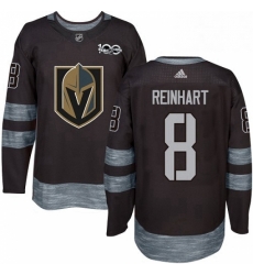 Mens Adidas Vegas Golden Knights 8 Griffin Reinhart Authentic Black 1917 2017 100th Anniversary NHL Jersey Mens Adidas Vegas Golden Knights 8 Griffin Reinhart Authentic Black 1917 2017 100th Anniversary NHL Jersey