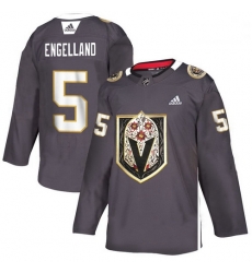 Vegas Golden Knights 5 Deryk Engelland Gray Dia De Los Muertos Adidas Jersey Vegas Golden Knights 5 Deryk Engelland Gray Dia De Los Muertos Adidas Jersey