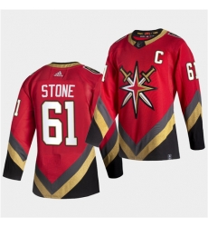 Vegas Golden Knights 61 Mark Stone 2021 Reverse Retro Red Jersey Vegas Golden Knights 61 Mark Stone 2021 Reverse Retro Red Jersey