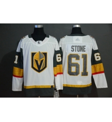 Vegas Golden Knights 61 Mark Stone White With Special Glittery Logo Adidas Jersey Vegas Golden Knights 61 Mark Stone White With Special Glittery Logo Adidas Jersey