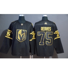 Vegas Golden Knights 75 Ryan Reaves Black With Special Glittery Logo Adidas Jersey Vegas Golden Knights 75 Ryan Reaves Black With Special Glittery Logo Adidas Jersey