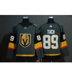 Vegas Golden Knights 89 Alex Tuch Gray With Special Glittery Logo Adidas Jersey Vegas Golden Knights 89 Alex Tuch Gray With Special Glittery Logo Adidas Jersey