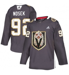 Vegas Golden Knights 92 Tomas Nosek Gray Dia De Los Muertos Adidas Jersey Vegas Golden Knights 92 Tomas Nosek Gray Dia De Los Muertos Adidas Jersey
