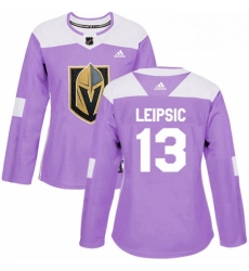 Womens Adidas Vegas Golden Knights 13 Brendan Leipsic Authentic Purple Fights Cancer Practice NHL Jersey Womens Adidas Vegas Golden Knights 13 Brendan Leipsic Authentic Purple Fights Cancer Practice NHL Jersey