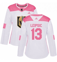 Womens Adidas Vegas Golden Knights 13 Brendan Leipsic Authentic WhitePink Fashion NHL Jersey Womens Adidas Vegas Golden Knights 13 Brendan Leipsic Authentic WhitePink Fashion NHL Jersey