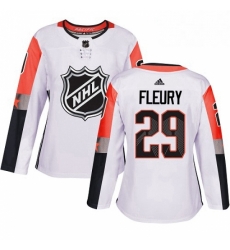 Womens Adidas Vegas Golden Knights 29 Marc Andre Fleury Authentic White 2018 All Star Pacific Division NHL Jersey Womens Adidas Vegas Golden Knights 29 Marc Andre Fleury Authentic White 2018 All Star Pacific Division NHL Jersey