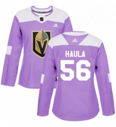 Womens Adidas Vegas Golden Knights 56 Erik Haula Authentic Purple Fights Cancer Practice NHL Jersey Womens Adidas Vegas Golden Knights 56 Erik Haula Authentic Purple Fights Cancer Practice NHL Jersey