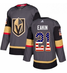 Youth Adidas Vegas Golden Knights 21 Cody Eakin Authentic Gray USA Flag Fashion NHL Jersey Youth Adidas Vegas Golden Knights 21 Cody Eakin Authentic Gray USA Flag Fashion NHL Jersey