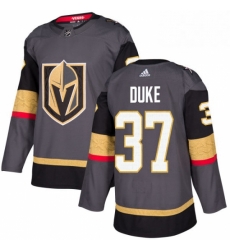 Youth Adidas Vegas Golden Knights 37 Reid Duke Authentic Gray Home NHL Jersey Youth Adidas Vegas Golden Knights 37 Reid Duke Authentic Gray Home NHL Jersey