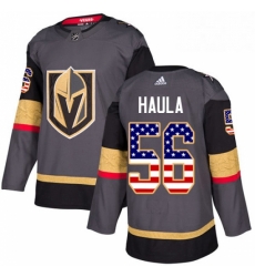 Youth Adidas Vegas Golden Knights 56 Erik Haula Authentic Gray USA Flag Fashion NHL Jersey Youth Adidas Vegas Golden Knights 56 Erik Haula Authentic Gray USA Flag Fashion NHL Jersey