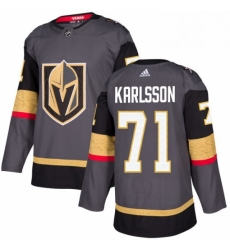 Youth Adidas Vegas Golden Knights 71 William Karlsson Authentic Gray Home NHL Jersey Youth Adidas Vegas Golden Knights 71 William Karlsson Authentic Gray Home NHL Jersey