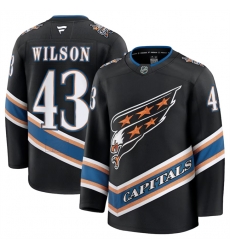 Men Washington Capitals 43 Tom Wilson Black 2024 25 Alternate Stitched Hockey Jersey Men Washington Capitals 43 Tom Wilson Black 2024 25 Alternate Stitched Hockey Jersey