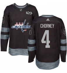 Mens Adidas Washington Capitals 4 Taylor Chorney Premier Black 1917 2017 100th Anniversary NHL Jersey Mens Adidas Washington Capitals 4 Taylor Chorney Premier Black 1917 2017 100th Anniversary NHL Jersey
