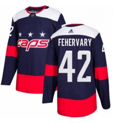 Mens Adidas Washington Capitals 42 Martin Fehervary Authentic Navy Blue 2018 Stadium Series NHL Jerse Mens Adidas Washington Capitals 42 Martin Fehervary Authentic Navy Blue 2018 Stadium Series NHL Jerse