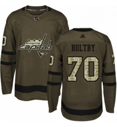Mens Adidas Washington Capitals 70 Braden Holtby Premier Green Salute to Service NHL Jersey Mens Adidas Washington Capitals 70 Braden Holtby Premier Green Salute to Service NHL Jersey