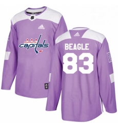 Mens Adidas Washington Capitals 83 Jay Beagle Authentic Purple Fights Cancer Practice NHL Jersey Mens Adidas Washington Capitals 83 Jay Beagle Authentic Purple Fights Cancer Practice NHL Jersey