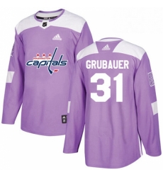 Youth Adidas Washington Capitals 31 Philipp Grubauer Authentic Purple Fights Cancer Practice NHL Jersey Youth Adidas Washington Capitals 31 Philipp Grubauer Authentic Purple Fights Cancer Practice NHL Jersey