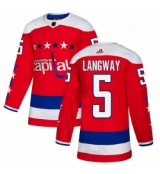 Youth Adidas Washington Capitals 5 Rod Langway Authentic Red Alternate NHL Jersey Youth Adidas Washington Capitals 5 Rod Langway Authentic Red Alternate NHL Jersey