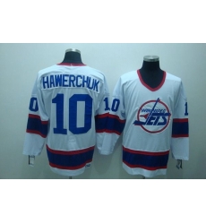 Jets #10 Dale Hawerchuk Stitched White CCM Throwback NHL Jersey Jets #10 Dale Hawerchuk Stitched White CCM Throwback NHL Jersey