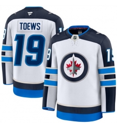Men Winnipeg Jets 19 Jonathan Toews White 2024 25 Away Stitched Hockey Jersey Men Winnipeg Jets 19 Jonathan Toews White 2024 25 Away Stitched Hockey Jersey