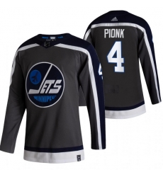 Men Winnipeg Jets 4 Neal Pionk Black Adidas 2020 21 Reverse Retro Alternate NHL Jersey Men Winnipeg Jets 4 Neal Pionk Black Adidas 2020 21 Reverse Retro Alternate NHL Jersey