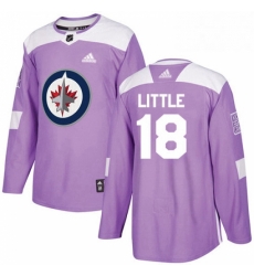 Mens Adidas Winnipeg Jets 18 Bryan Little Authentic Purple Fights Cancer Practice NHL Jersey Mens Adidas Winnipeg Jets 18 Bryan Little Authentic Purple Fights Cancer Practice NHL Jersey
