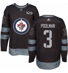 Mens Adidas Winnipeg Jets 3 Tucker Poolman Authentic Black 1917 2017 100th Anniversary NHL Jersey Mens Adidas Winnipeg Jets 3 Tucker Poolman Authentic Black 1917 2017 100th Anniversary NHL Jersey