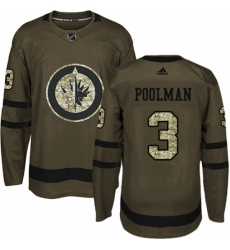 Mens Adidas Winnipeg Jets 3 Tucker Poolman Authentic Green Salute to Service NHL Jersey Mens Adidas Winnipeg Jets 3 Tucker Poolman Authentic Green Salute to Service NHL Jersey