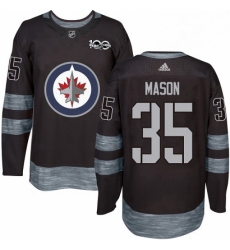 Mens Adidas Winnipeg Jets 35 Steve Mason Authentic Black 1917 2017 100th Anniversary NHL Jersey Mens Adidas Winnipeg Jets 35 Steve Mason Authentic Black 1917 2017 100th Anniversary NHL Jersey