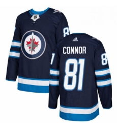 Mens Adidas Winnipeg Jets 81 Kyle Connor Premier Navy Blue Home NHL Jersey Mens Adidas Winnipeg Jets 81 Kyle Connor Premier Navy Blue Home NHL Jersey