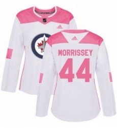 Womens Adidas Winnipeg Jets 44 Josh Morrissey Authentic WhitePink Fashion NHL Jersey Womens Adidas Winnipeg Jets 44 Josh Morrissey Authentic WhitePink Fashion NHL Jersey