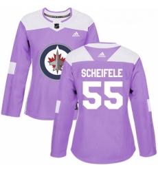 Womens Adidas Winnipeg Jets 55 Mark Scheifele Authentic Purple Fights Cancer Practice NHL Jersey Womens Adidas Winnipeg Jets 55 Mark Scheifele Authentic Purple Fights Cancer Practice NHL Jersey
