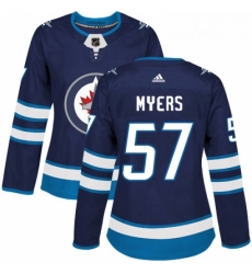 Womens Adidas Winnipeg Jets 57 Tyler Myers Authentic Navy Blue Home NHL Jersey Womens Adidas Winnipeg Jets 57 Tyler Myers Authentic Navy Blue Home NHL Jersey