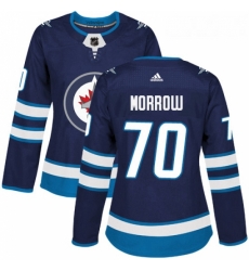 Womens Adidas Winnipeg Jets 70 Joe Morrow Premier Navy Blue Home NHL Jersey Womens Adidas Winnipeg Jets 70 Joe Morrow Premier Navy Blue Home NHL Jersey